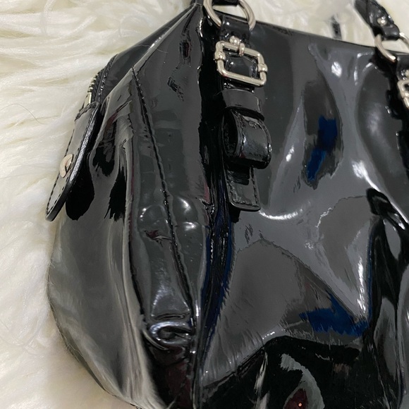 Coach black patent leather handbag - Picture 4 of 7